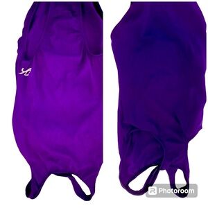 Gk axs purple leotard